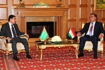 Meeting of Emomali Rahmon with the President of Turkmenistan