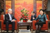 China’s Vice — Premier Liu Yandong meets with New SCO Secretary-General Rashid Alimov