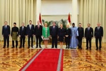 Presentation of Credentials to the Leader of the Tajik Nation by Newly Appointed Ambassadors of Foreign Countries