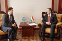 Foreign minister Aslov received Ambassador of Kazakhstan on the occasion of completion of his diplomatic mission in Dushanbe