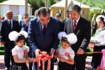 Emomali Rahmon inaugurates secondary educational institution №28 in Nurek
