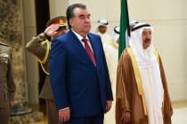 Ceremony of seeing off the Leader of the Nation by the Amir of the State of Kuwait Sheikh Sabah Al-Ahmad Al-Jaber Al-Sabah