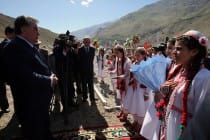 The Leader of the Nation visited newly erected village Rahmonobod