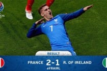 France beats Ireland at Euro 2016 playoff