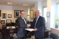 Tajik Ambassador Presents copies of his Letters of Credence to Director-General of the Protocol Department of the Foreign Ministry of Turkey