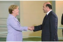Angela Merkel receives Ambassador of Tajikistan