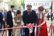 The Leader of the Nation inaugurates Russian-Tajik (Slavonic) University