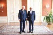 Ambassador of Tajikistan handed over his Letter of Credentials to President of Czech Republic Milos Zeman