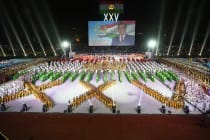 Participation in celebrations on the occasion of the 25th anniversary of State Independence of the Republic of Tajikistan