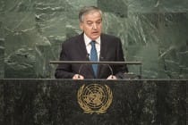 Foreign Minister Aslov attends General Debate of the 71st Session of the United Nations General Assembly