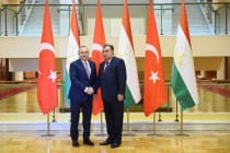 Meeting of the Leader of the Nation with the Foreign Minister of Turkey Mevlut Chavushoglu