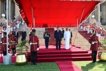 Commencement of state visit to the Democratic Socialist Republic of Sri Lanka
