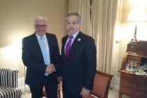 Tajik, German Foreign Ministers Aslov and Steinmeier met in Hamburg