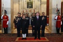 Meeting of the Leader of the Nation with the President of India Pranab Mukherjee