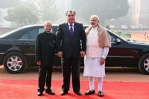 Commencement of state visit of the Leader of the Nation to India