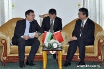 First Deputy Chairman of the People’s Democratic Party of Tajikistan meets Deputy Secretary General of the Standing Committee of the Chinese National People’s Congress