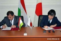 Grant signing ceremony for ten new projects held at the Embassy of Japan in Dushanbe