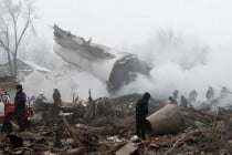 At least 32 dead after Turkish cargo jet crashes in Kyrgyzstan village