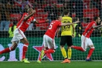 Benfica beat Dortmund 1-0 in first leg of Champions League