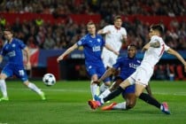 Sevilla win over Leicester City at Champions League last 16 first leg