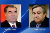 Leader of the Nation Emomali Rahmon sent a congratulatory message to UN Secretary-General António Manuel de Oliveira Guterres
