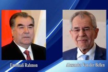 Emomali Rahmon Exchanges Messages of Congratulations with President Alexander Van der Bellen on the 30th Anniversary of the Establishment of Tajikistan- Austrian Diplomatic Relations