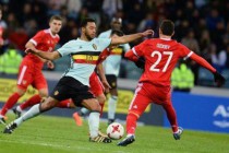 Russia score twice late to salvage friendly draw with Belgium