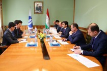Acting Chairman of Dushanbe city Rustami Emomali received EBRD delegation