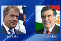 Message of congratulations of the President of the Republic of Finland Sauli Niinistö to the President of Tajikistan
