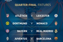 Barcelona to face Juventus while Bayern Munich take on Real Madrid in Champions League quarter-finals