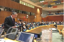 Foreign Minister Aslov attended the UNGA dialogue to discuss improving the integration and coordination of the work of the United Nations on the water related goals