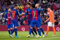 Goals galore as Barca and Madrid maintain title head to head in Liga Matchday 34