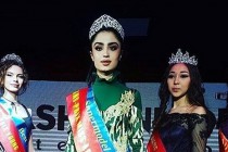 Tajik model recognized as “Miss Central Asia”
