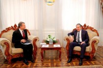 Tajik Foreign Minister Aslov holds talks with U.S. Deputy Assistant Secretary for Central Asia Daniel Rosenblum