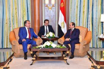 Meeting of the Leader of the Nation with President of the Arab Republic of Egypt Abdel Fattah al-Sisi
