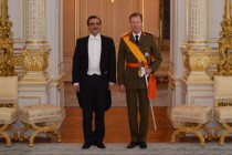 Ambassador of Tajikistan presents her credentials to Grand Duke of Luxembourg