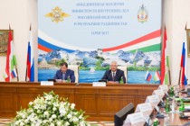 Interior ministries of Tajikistan, Russia hold joint board meeting in Sochi