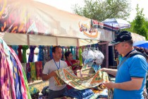 Tajik craftspeople participate in the 16th Silk and Spices Festival in Bukhara