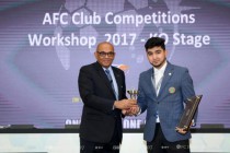 “Istiqlol” awarded for qualifying from the group in the AFC Cup-2017