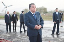 Leader of the Nation Emomali Rahmon made a working trip to Panj district of Khatlon Region