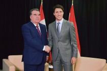 Head of State Emomali Rahmon met with Prime Minister of Canada Justin Trudeau