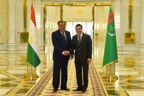 Meeting of the President of Tajikistan Emomali Rahmon with the President of Turkmenistan Gurbanguly Berdimuhamedov