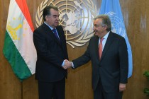 Meeting of President Emomali Rahmon with UN Secretary-General Antonio Guterres