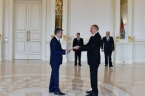 President of the Republic of Azerbaijan receives Credentials from Tajik Ambassador