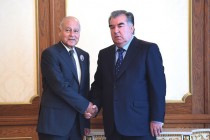 Head of State Emomali Rahmon met with Secretary General of the League of Arab States Mr. Ahmed Aboul Gheit