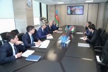 Ambassador of Tajikistan meets the Chairman of the Azerbaijani Caspian Shipping Company