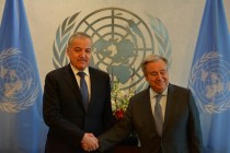 Tajik Foreign Minister meets the UN Secretary-General in New York