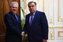President of Tajikistan Emomali Rahmon met with Salini Impregilo CEO Pietro Salini