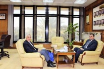 Ambassador of Tajikistan meets the Chairman of the National Library of Egypt