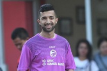 Manuchehr Jalilov scored a goal for “Srivijaya” at the Cup of the President of Indonesia